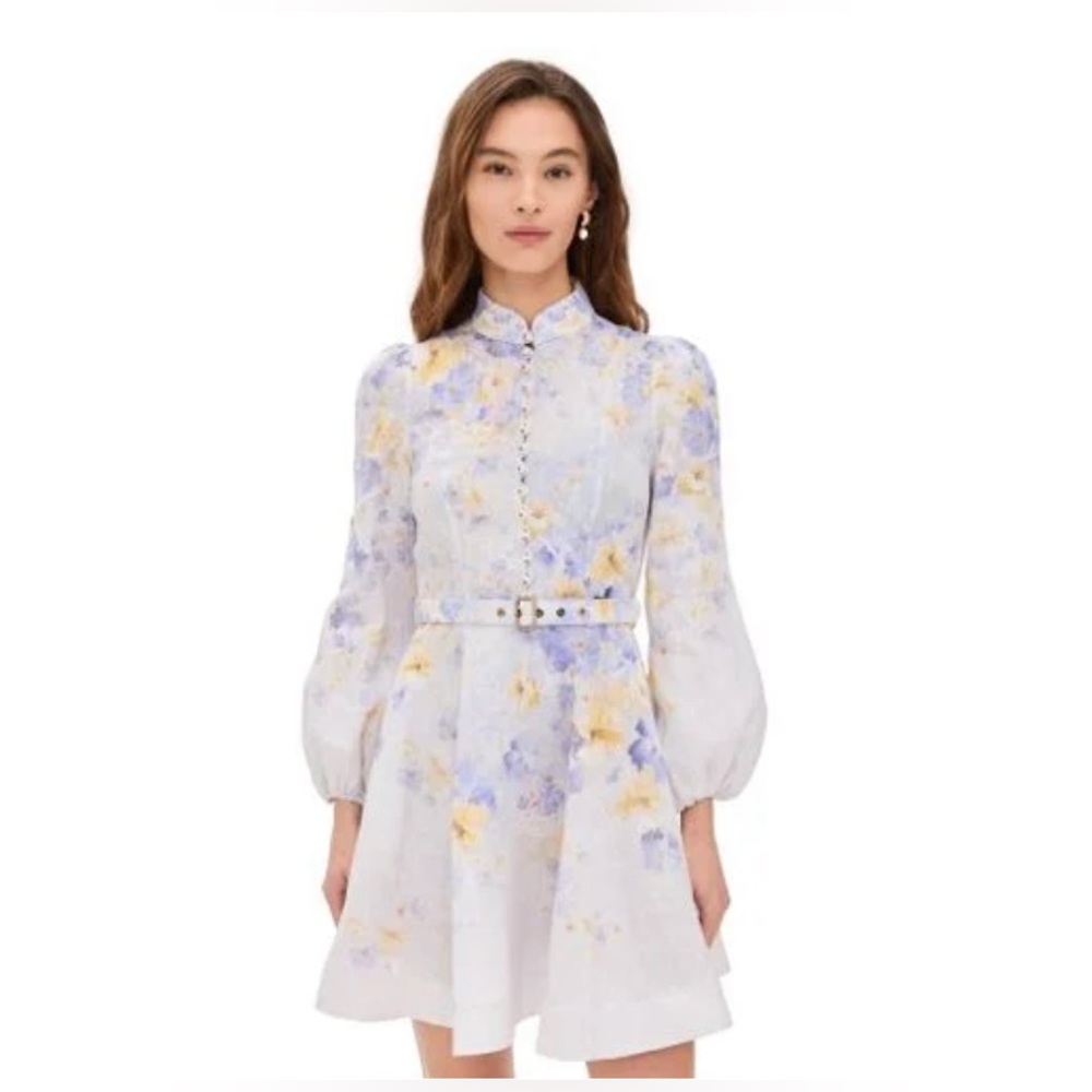 NWT Zimmermann Crush Buttoned Mini Dress💋